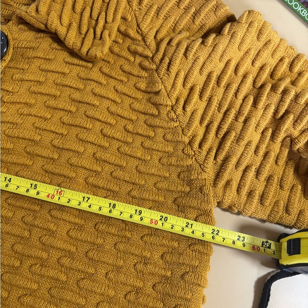 JM Collection Golden Textured Knit Jacket - Picture 4 of 6